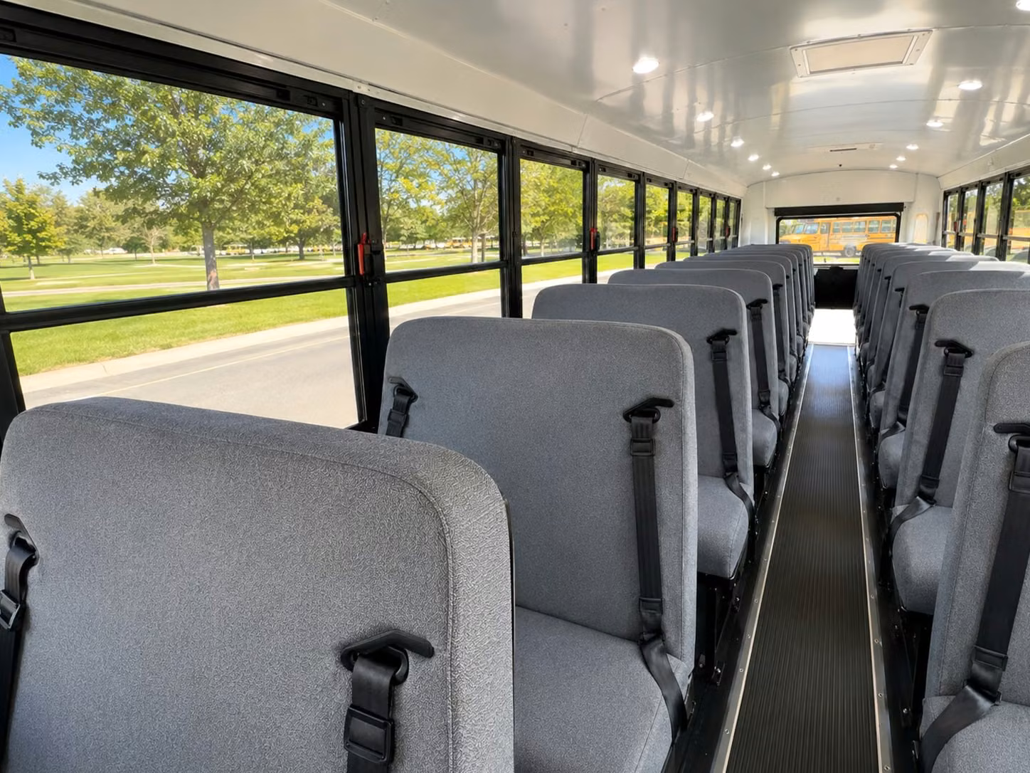 school bus interior