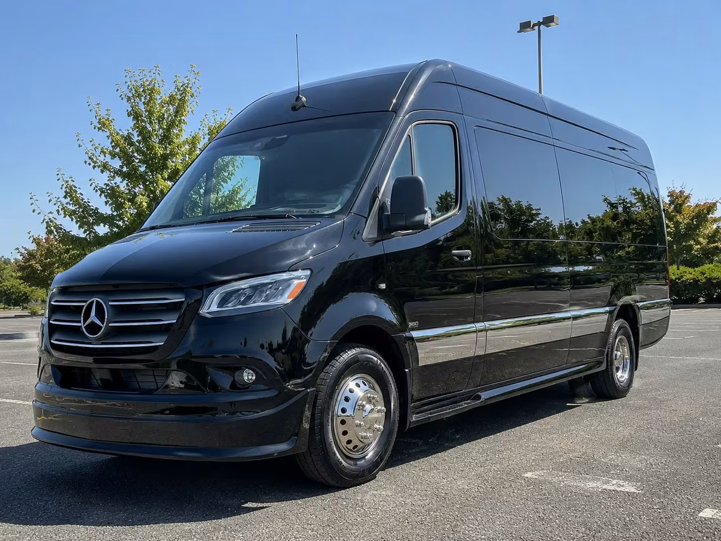 sprinter van with driver